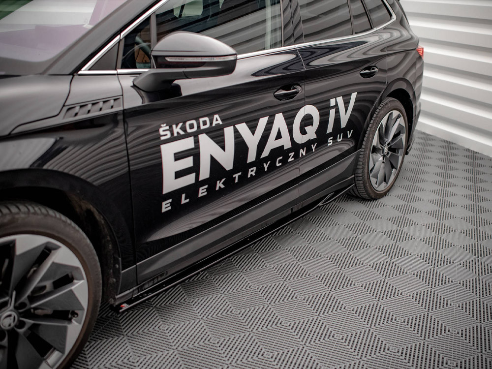 Maxton Side Skirts Diffusers Skoda Enyaq IV (2020-) Maxton Side Skirts Diffusers Skoda Enyaq IV (2020-)
