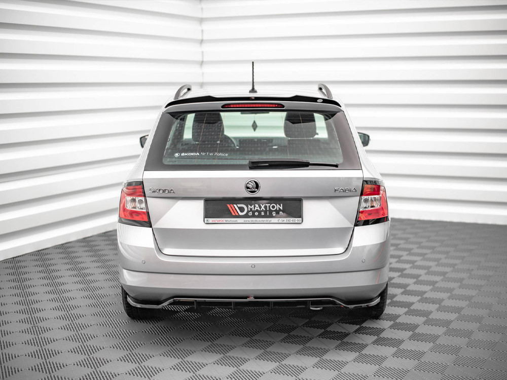 Maxton Rear Splitter (Vertical Bars) Skoda Fabia Estate Mk3 Maxton Rear Splitter (Vertical Bars) Skoda Fabia Estate Mk3