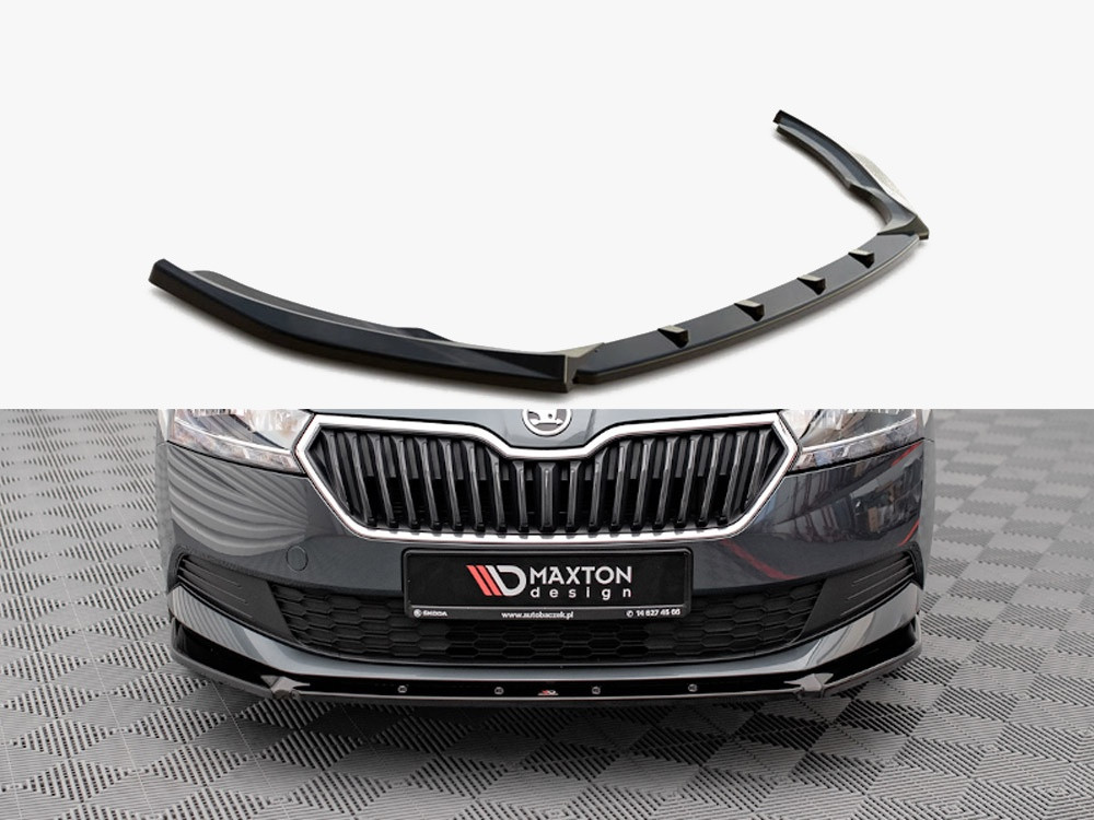 Maxton Front Splitter Skoda Fabia MK3 Facelift (2019-) Maxton Front Splitter Skoda Fabia MK3 Facelift (2019-)