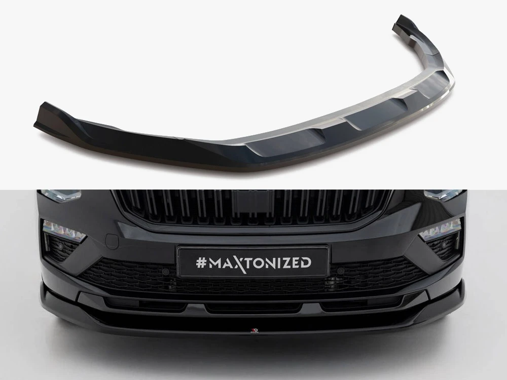 Maxton Front Splitter V.1 Skoda Kamiq Monte Carlo Mk1 Facelift