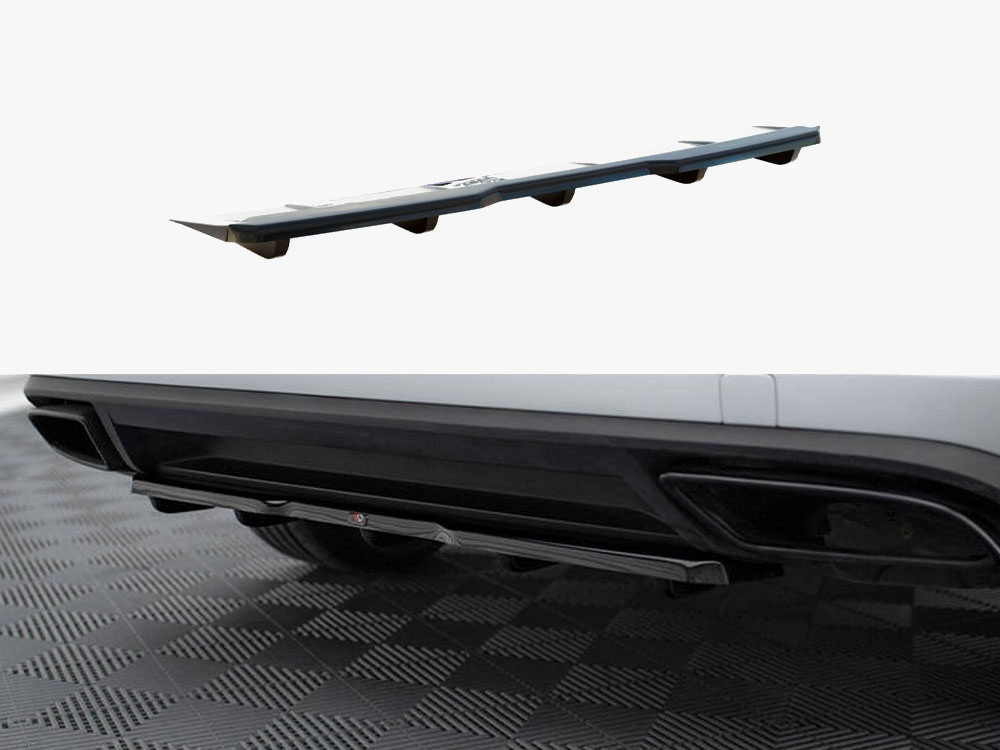 Maxton Central Rear Splitter (Vertical Bars) Skoda Kodiaq RS Maxton Central Rear Splitter (Vertical Bars) Skoda Kodiaq RS