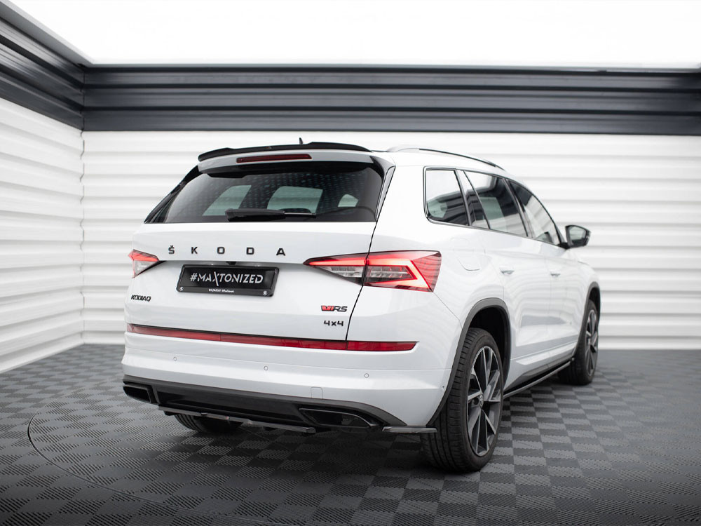 Maxton Central Rear Splitter (Vertical Bars) Skoda Kodiaq RS Maxton Central Rear Splitter (Vertical Bars) Skoda Kodiaq RS
