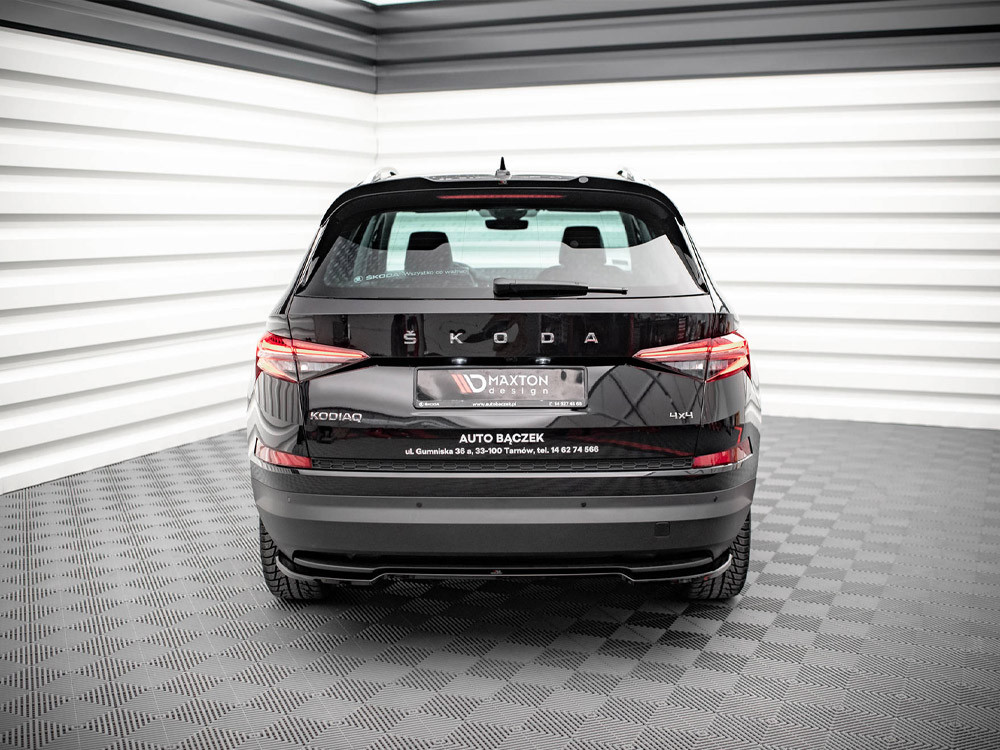 Maxton Central Rear Splitter Skoda Kodiaq Mk1 Facelift Maxton Central Rear Splitter Skoda Kodiaq Mk1 Facelift