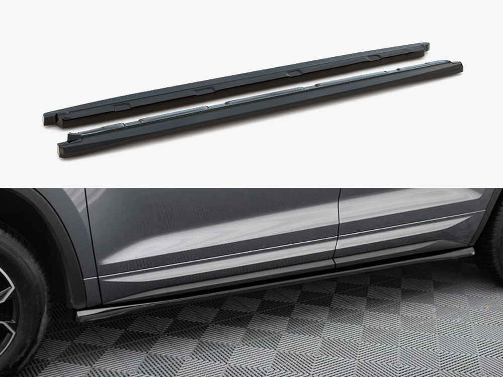 Maxton Side Skirts Diffusers Skoda Kodiaq Sportline Mk1 Facelift Maxton Side Skirts Diffusers Skoda Kodiaq Sportline Mk1 Facelift