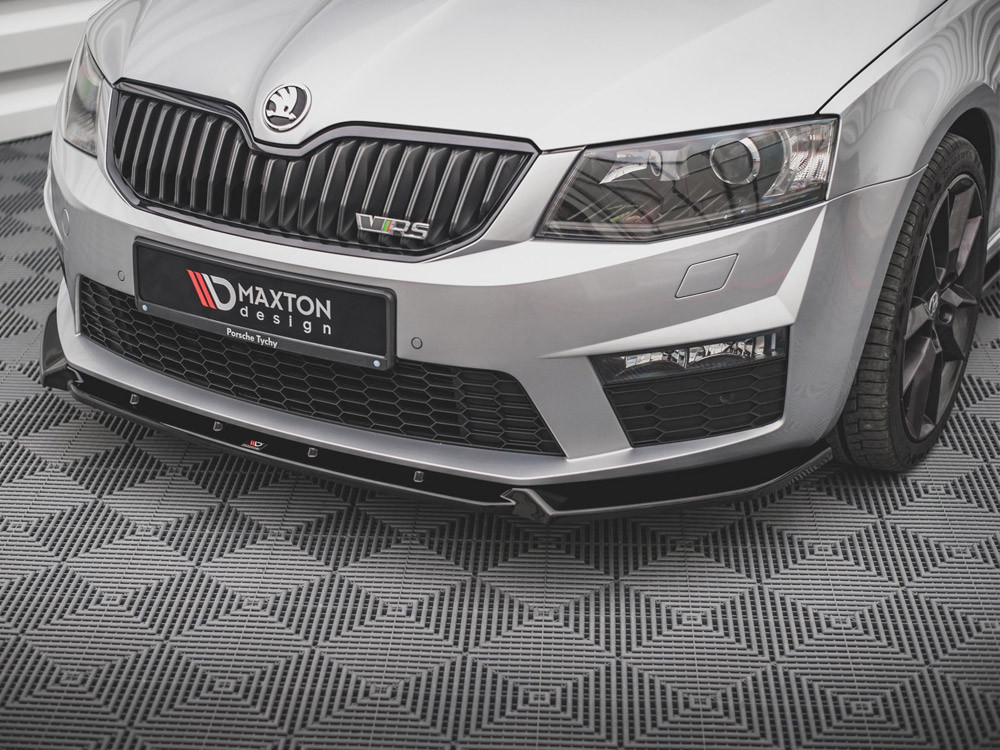 Maxton Front Splitter V.3 Skoda Octavia RS MK3 (2013-2016)