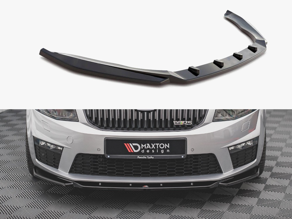 Maxton Front Splitter V.4 Skoda Octavia RS Mk3 (2013-2016) Maxton Front Splitter V.4 Skoda Octavia RS Mk3 (2013-2016)