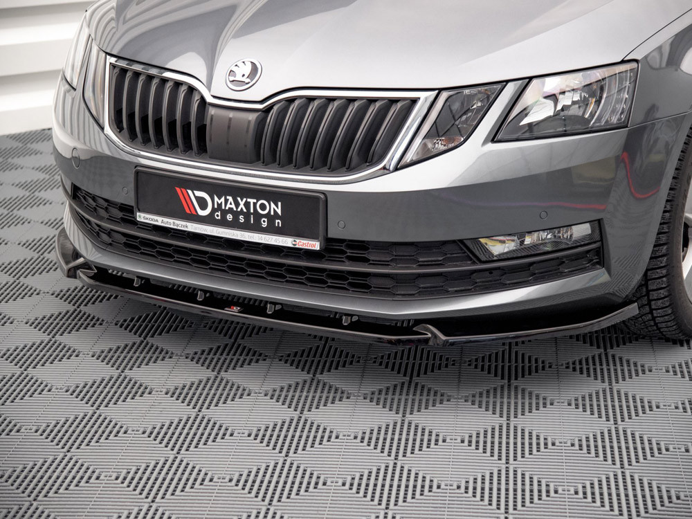 Maxton Front Splitter V.1 Skoda Octavia MK3 Facelift (2016-2020)
