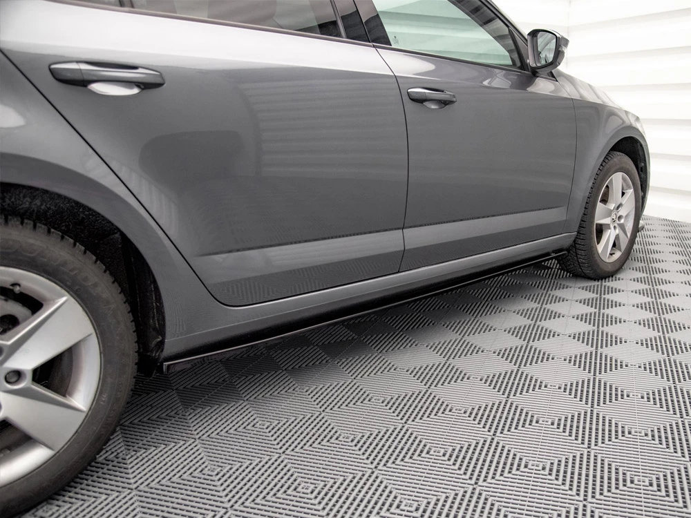 Maxton Side Skirts Diffusers Skoda Octavia MK3 Facelift (2016-2020)