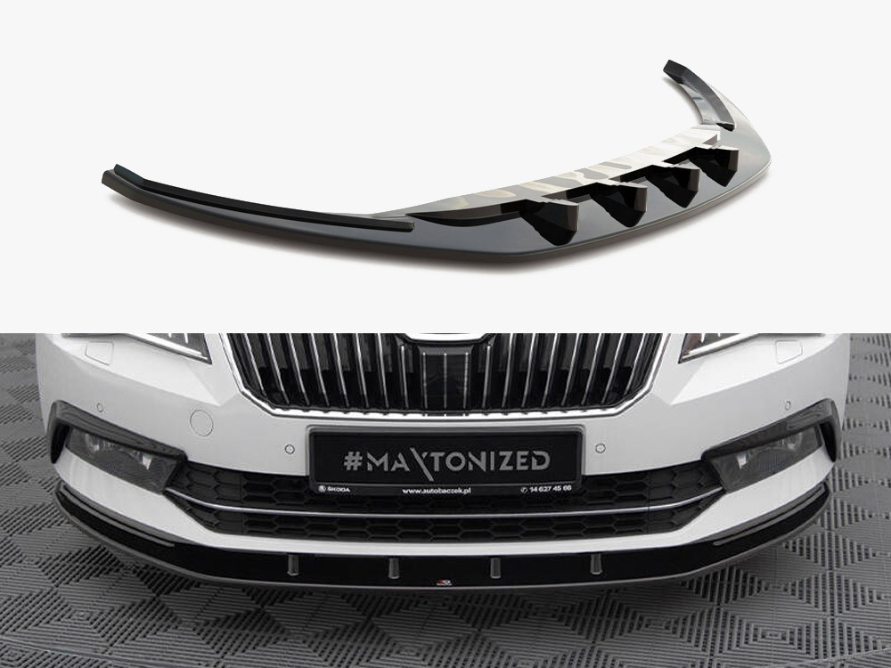 Maxton Front Splitter V.3 Skoda Superb Mk3
