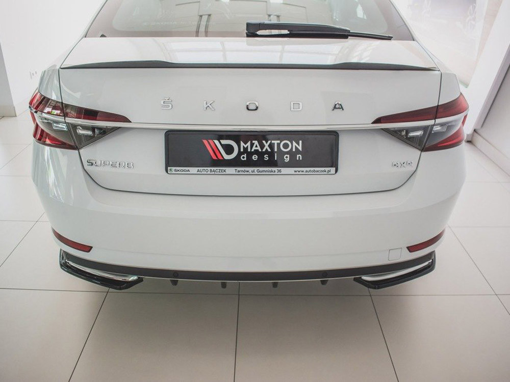 Maxton Rear Side Splitters Skoda Superb Mk3 FL Hatchback / Estate (2019-) Maxton Rear Side Splitters Skoda Superb Mk3 FL Hatchback / Estate (2019-)