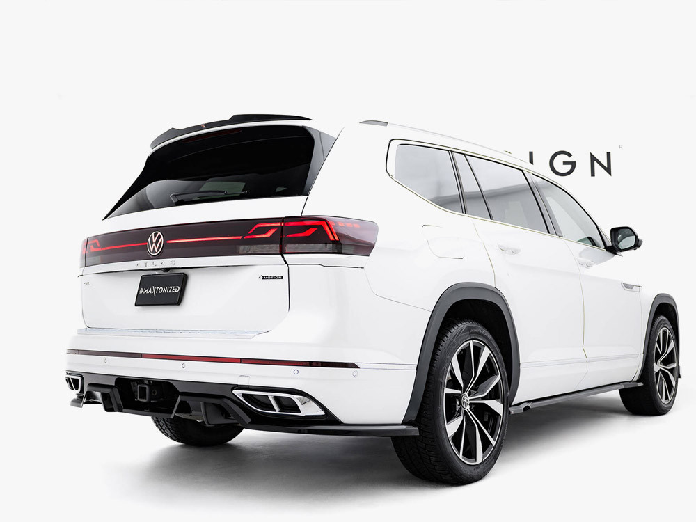 Maxton Rear Splitter (Vertical Bars) Volkswagen Atlas R-Line Mk1 Facelift 2 Maxton Rear Splitter (Vertical Bars) Volkswagen Atlas R-Line Mk1 Facelift 2