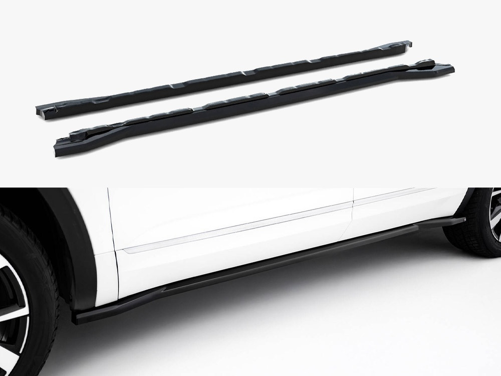 Maxton Side Skirts Diffusers Volkswagen Atlas R-Line Mk1 Facelift 2 Maxton Side Skirts Diffusers Volkswagen Atlas R-Line Mk1 Facelift 2