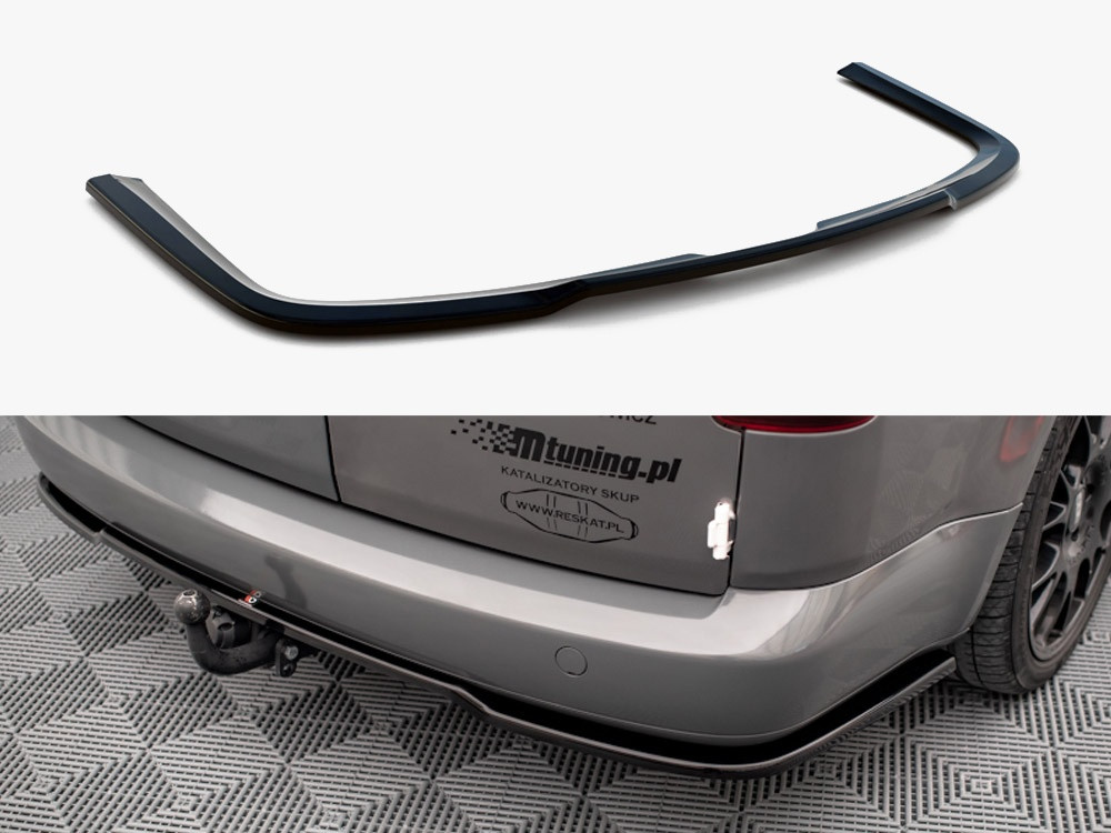 Maxton Central Rear Splitter VW Caddy Long Mk3 Facelift Maxton Central Rear Splitter VW Caddy Long Mk3 Facelift