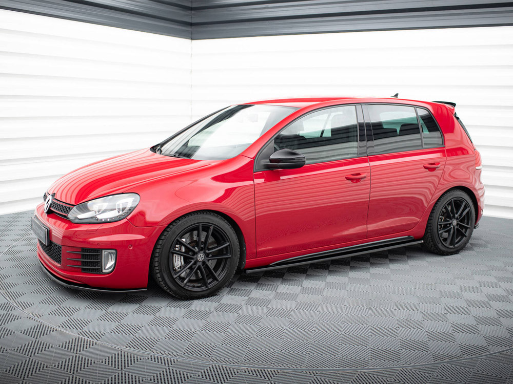 Maxton Side Skirts Diffusers VW Golf Mk6 GTI / GTD