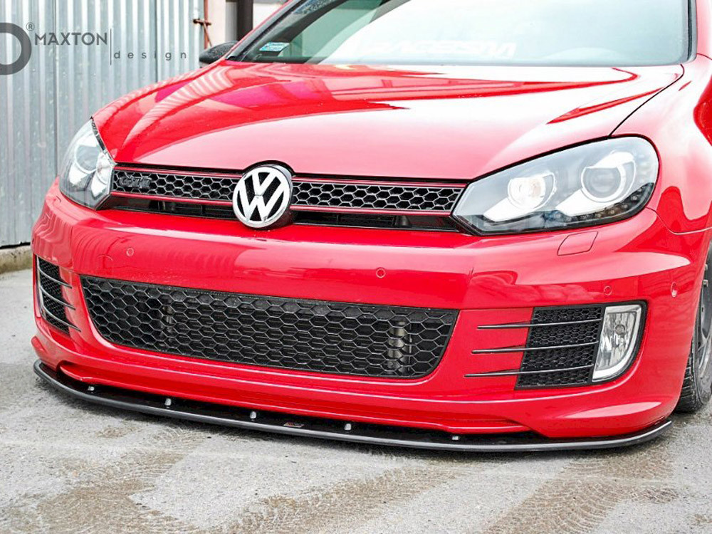 Maxton Front Splitter VER.2 VW Golf VI (For Golf GTI 35TH)