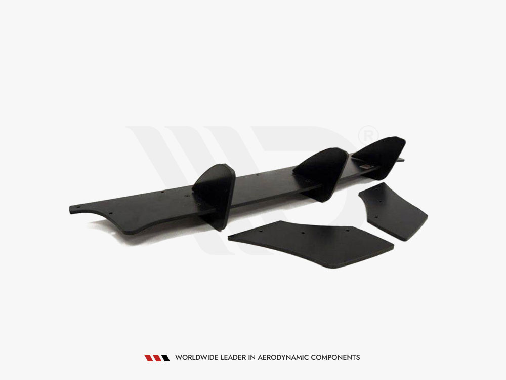 Maxton Rear Diffuser &amp; Rear Side Splitters VW Golf Mk6 GTI / 35TH