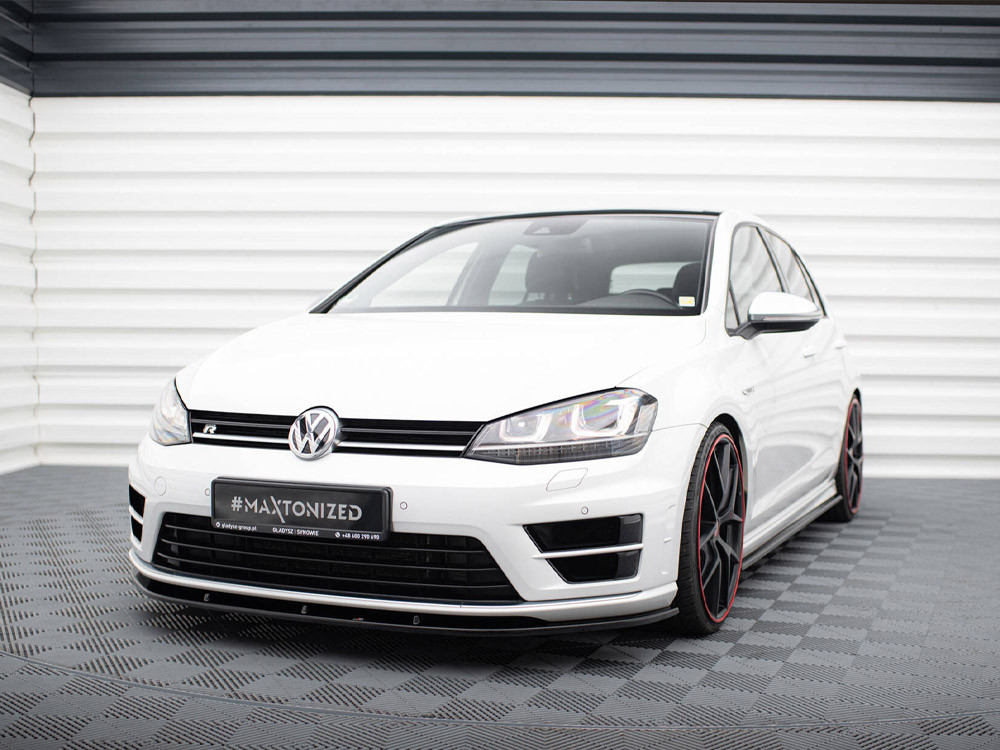 Maxton Front Splitter V.1 VW Golf R / R-Line Mk7