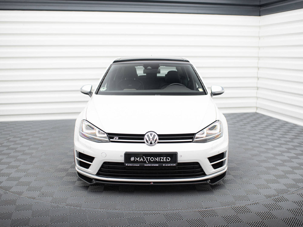 Maxton Front Splitter V.2 VW Golf R / R-Line Mk7 Maxton Front Splitter V.2 VW Golf R / R-Line Mk7