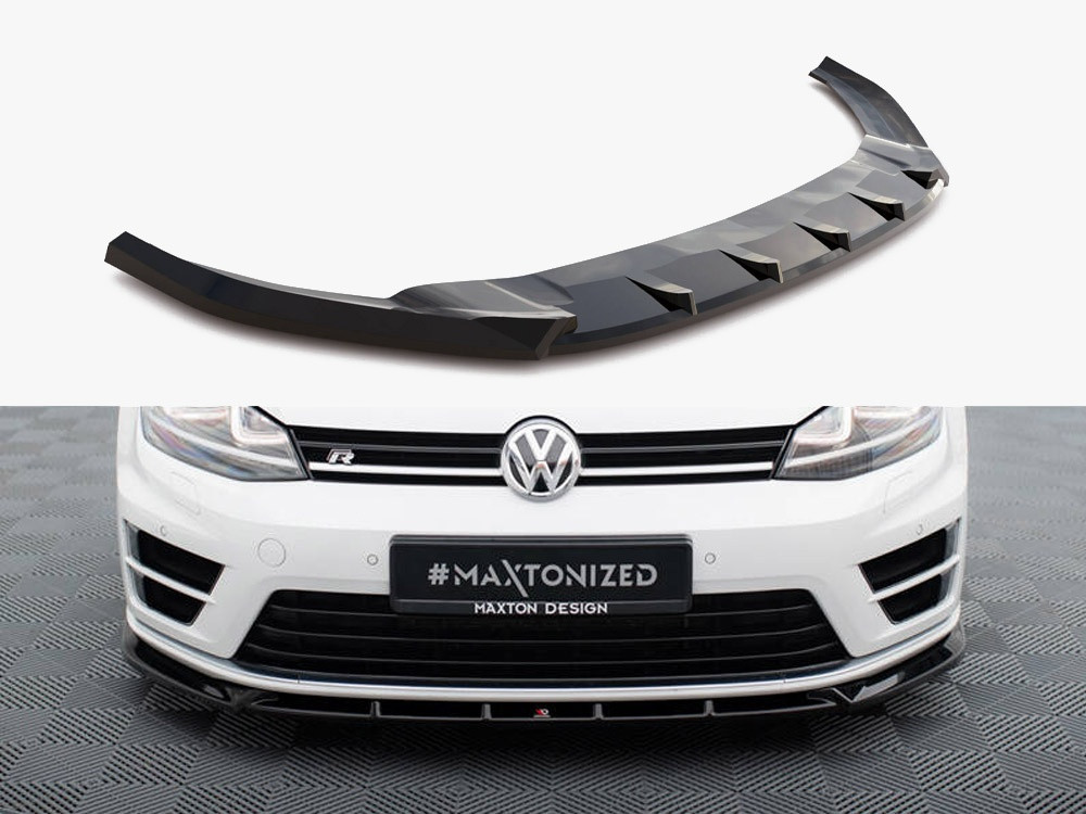 Maxton Front Splitter V.5 Volkswagen Golf R / R-Line Mk7 Maxton Front Splitter V.5 Volkswagen Golf R / R-Line Mk7