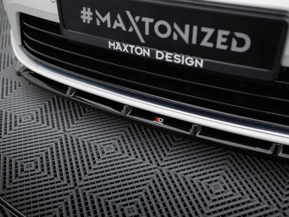Maxton Front Splitter V.5 + Flaps Volkswagen Golf R / R-Line Mk7 Maxton Front Splitter V.5 + Flaps Volkswagen Golf R / R-Line Mk7