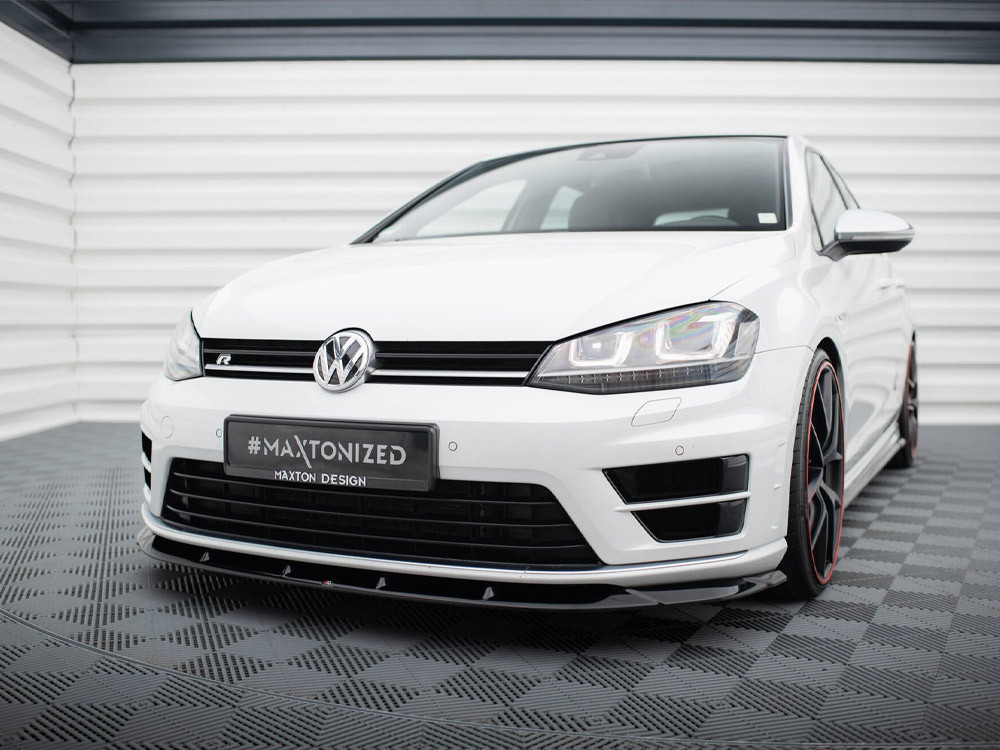 Maxton Front Splitter V.6 Volkswagen Golf R / R-Line Mk7 Maxton Front Splitter V.6 Volkswagen Golf R / R-Line Mk7