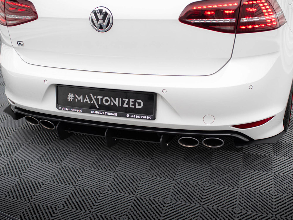 Maxton Rear Diffuser & Rear Side Splitters VW Golf R Mk7 Hatchback Maxton Rear Diffuser & Rear Side Splitters VW Golf R Mk7 Hatchback