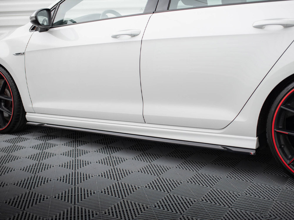 Maxton Side Skirts Diffusers V.4 Volkswagen Golf R / R-Line Mk7 Maxton Side Skirts Diffusers V.4 Volkswagen Golf R / R-Line Mk7