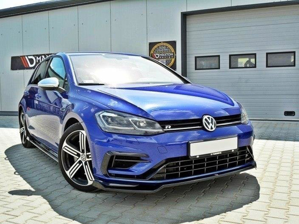 Maxton Front Splitter V.2 Volkswagen Golf R / R-Line Mk7 Facelift Maxton Front Splitter V.2 Volkswagen Golf R / R-Line Mk7 Facelift