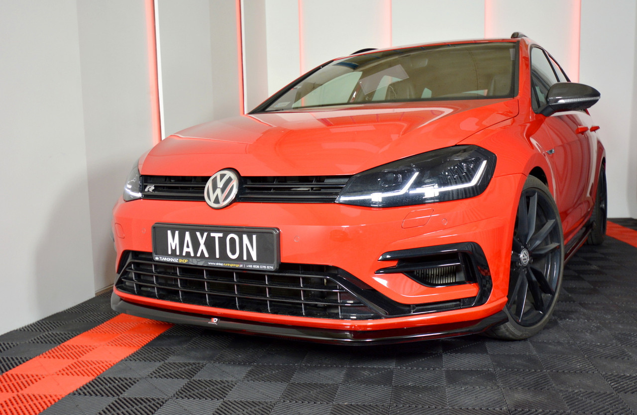 Maxton Front Splitter V.6 Volkswagen Golf R / R-Line Mk7 Facelift Maxton Front Splitter V.6 Volkswagen Golf R / R-Line Mk7 Facelift