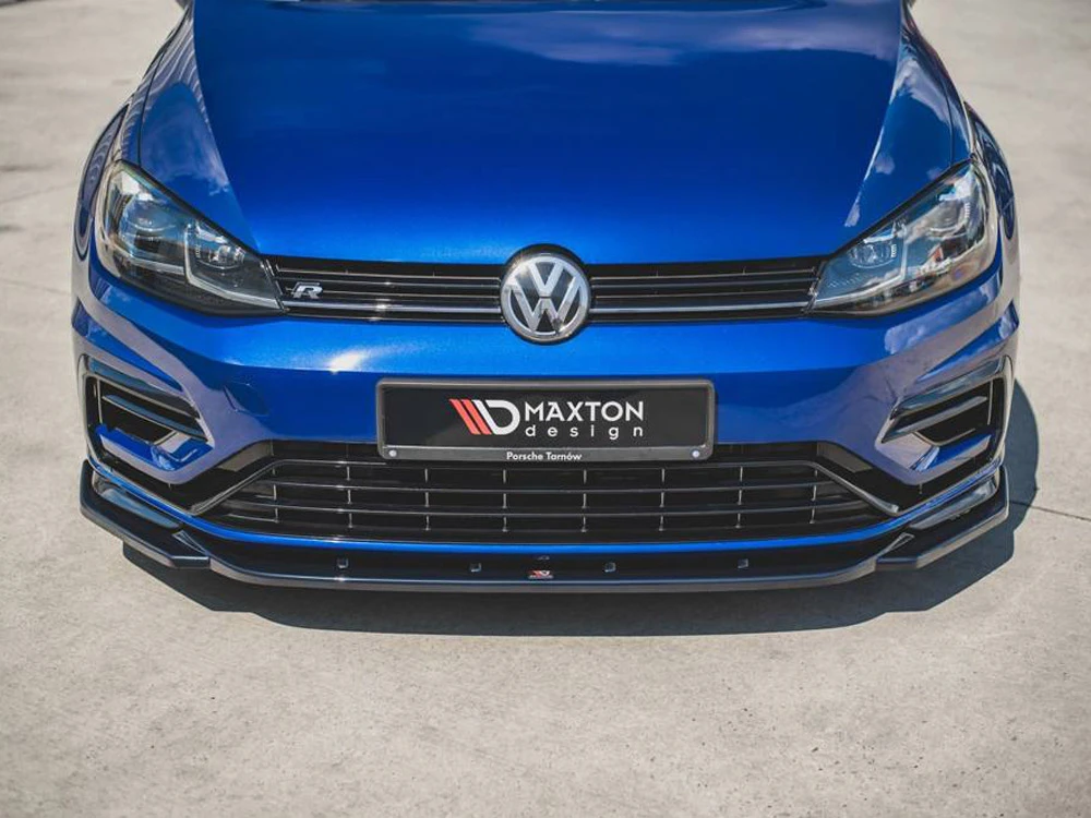Maxton Front Splitter V.9 Volkswagen Golf R / R-Line Mk7 Facelift Maxton Front Splitter V.9 Volkswagen Golf R / R-Line Mk7 Facelift
