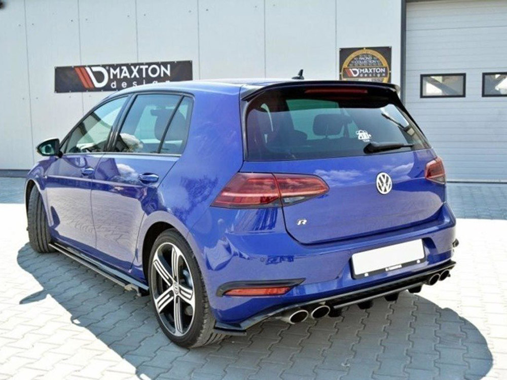 Maxton Rear Splitter Volkswagen Golf R / R-Line Hatchback Mk7 Facelift Maxton Rear Splitter Volkswagen Golf R / R-Line Hatchback Mk7 Facelift