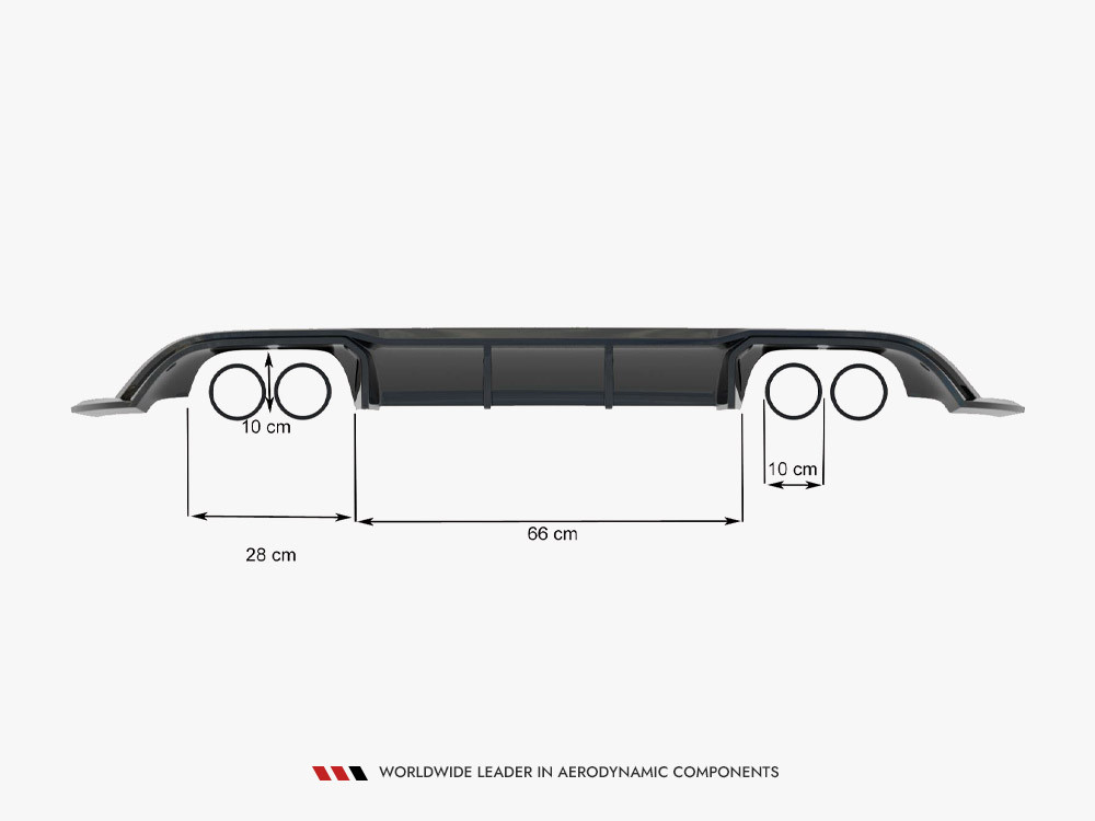 Maxton Rear Valance V.3 Volkswagen Golf R Mk7 Facelift Maxton Rear Valance V.3 Volkswagen Golf R Mk7 Facelift