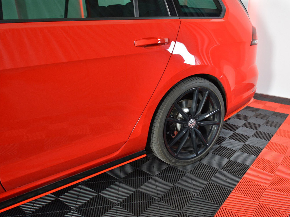 Maxton Rear Side Splitters V.2 VW Golf 7 R Variant Facelift Maxton Rear Side Splitters V.2 VW Golf 7 R Variant Facelift