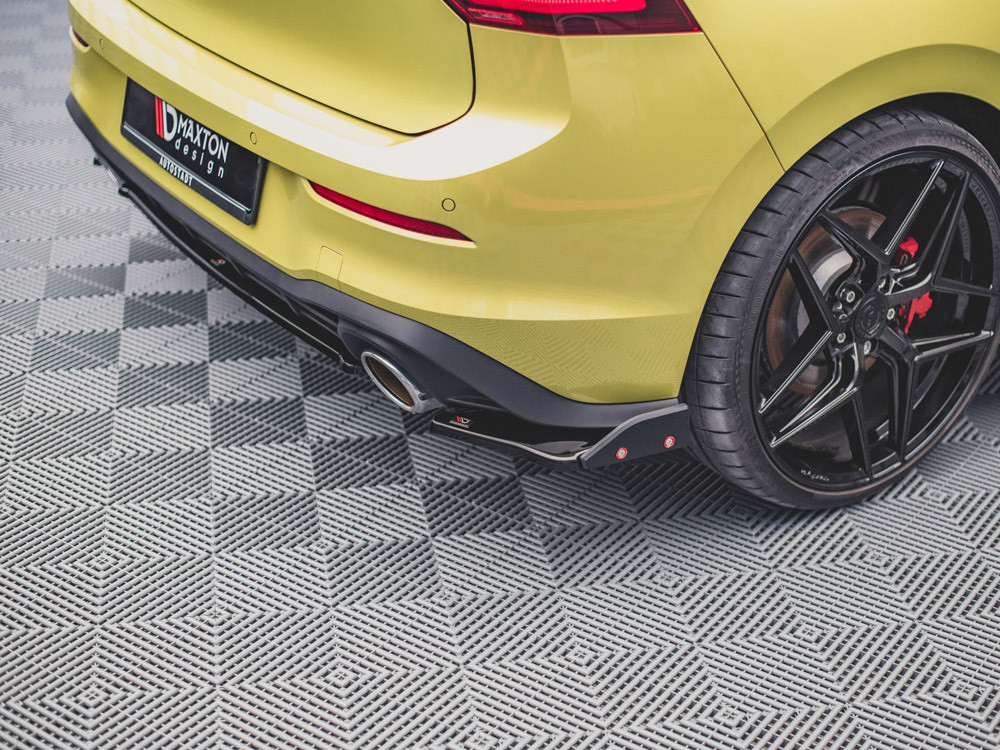 Maxton Rear Side Splitters V.1 + Flaps VW Golf 8 GTI Clubsport