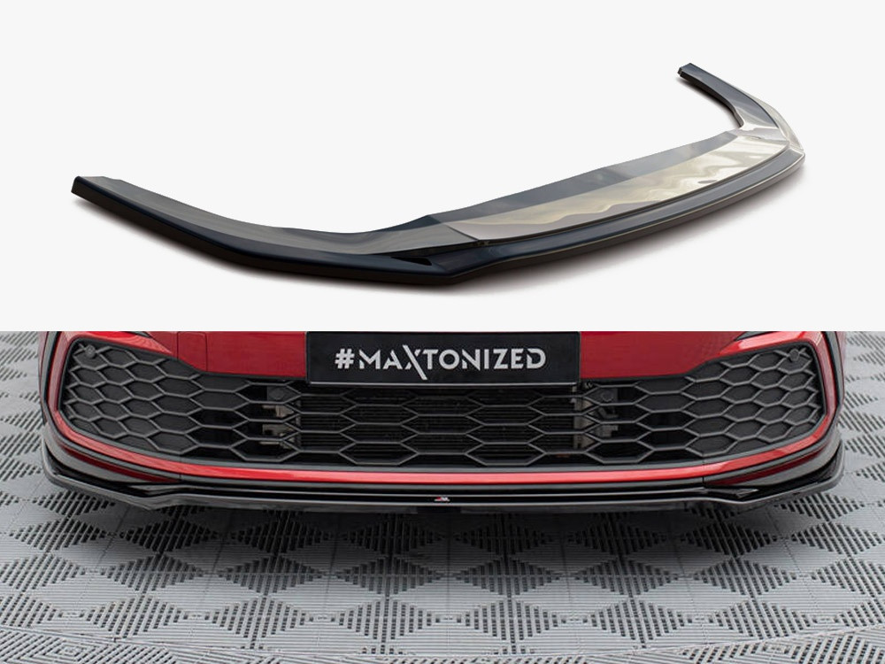 Maxton Front Splitter V.4 Volkswagen Golf GTI / GTE / GTD / R-Line Mk8 Maxton Front Splitter V.4 Volkswagen Golf GTI / GTE / GTD / R-Line Mk8
