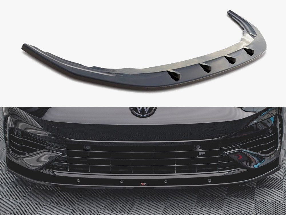 Maxton Front Splitter V.1 VW Golf R Mk8 Maxton Front Splitter V.1 VW Golf R Mk8