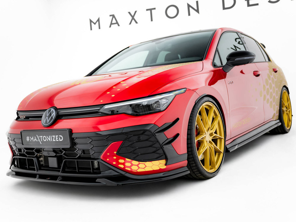 Maxton Front Splitter V.1 Volkswagen Golf GTI Clubsport Mk8 Facelift Maxton Front Splitter V.1 Volkswagen Golf GTI Clubsport Mk8 Facelift