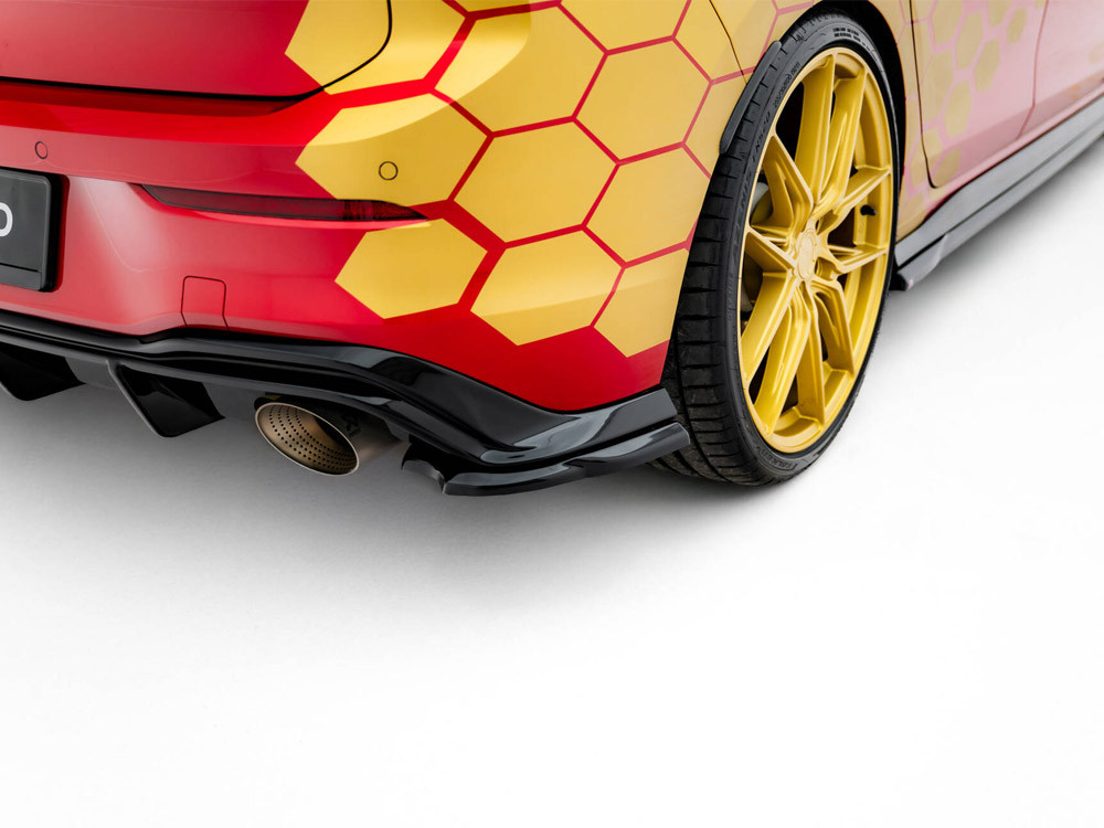 Maxton Rear Side Splitters V.3 Volkswagen Golf GTI Clubsport Mk8 Facelift