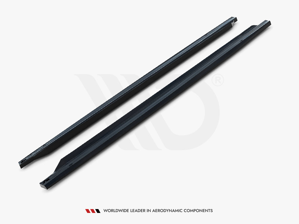 Maxton Side Skirts Diffusers V.2 Volkswagen Golf GTI Clubsport Mk8 Facelift Maxton Side Skirts Diffusers V.2 Volkswagen Golf GTI Clubsport Mk8 Facelift