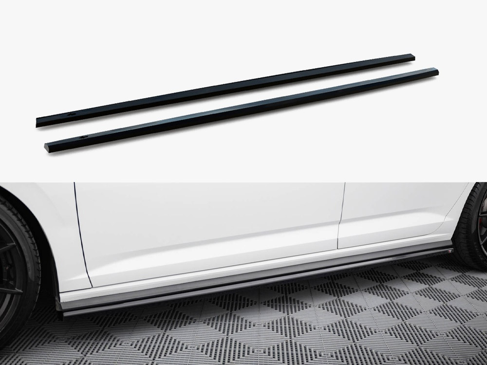 Maxton Side Skirts Diffusers Volkswagen Jetta GLI Mk7 Maxton Side Skirts Diffusers Volkswagen Jetta GLI Mk7