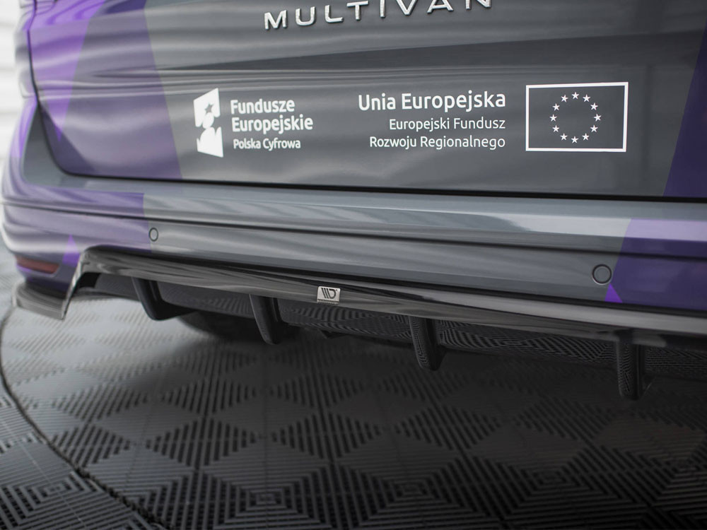 Maxton Rear Splitter (Vertical Bars) VW Multivan T7 Maxton Rear Splitter (Vertical Bars) VW Multivan T7
