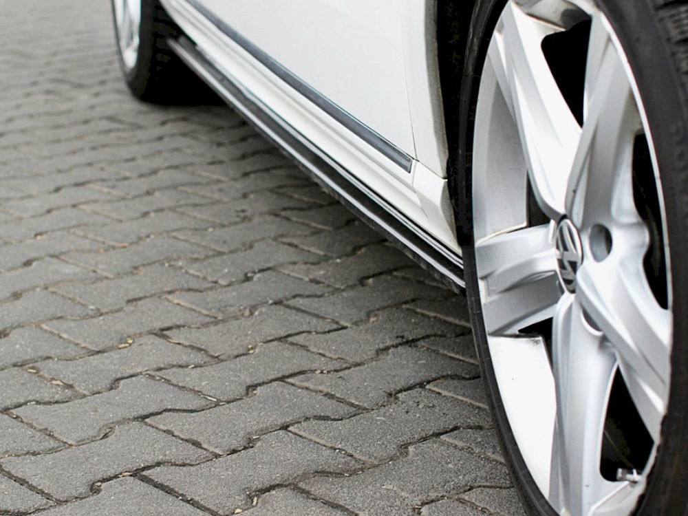 Maxton Side Skirts Diffusers Volkswagen Passat R-Line B7 Maxton Side Skirts Diffusers Volkswagen Passat R-Line B7