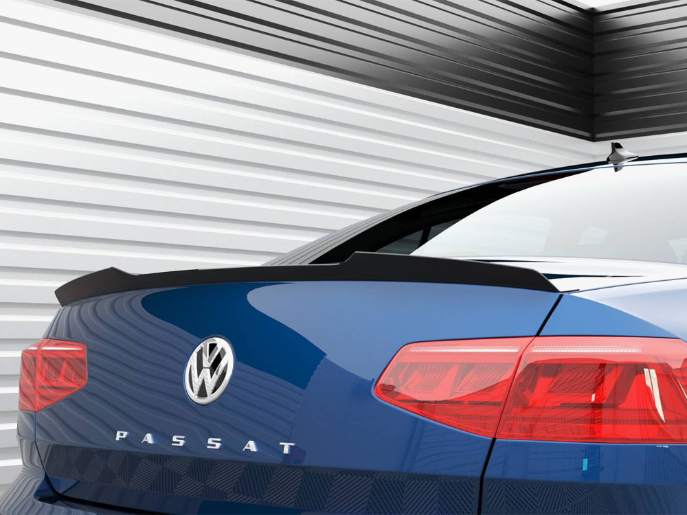 Maxton Spoiler CAP Volkswagen Passat Sedan R-Line Mk8 Maxton Spoiler CAP Volkswagen Passat Sedan R-Line Mk8