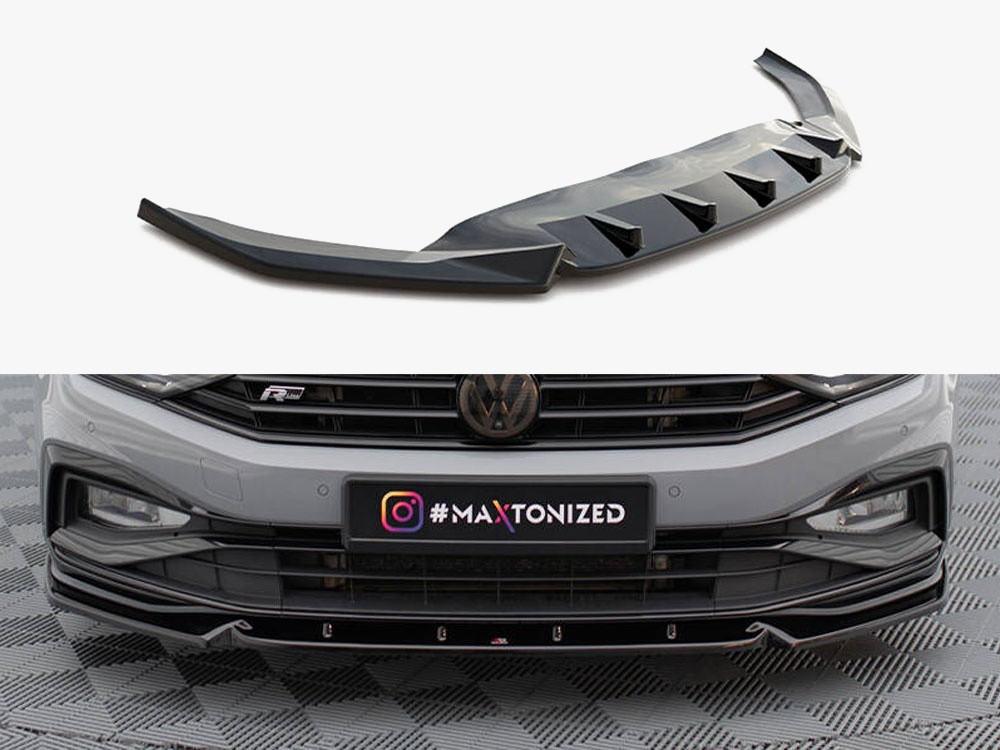 Maxton Front Splitter V.1 Volkswagen Passat R-Line B8 Facelift Maxton Front Splitter V.1 Volkswagen Passat R-Line B8 Facelift