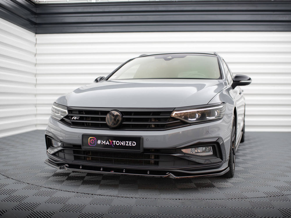 Maxton Front Splitter V.1 Volkswagen Passat R-Line B8 Facelift Maxton Front Splitter V.1 Volkswagen Passat R-Line B8 Facelift