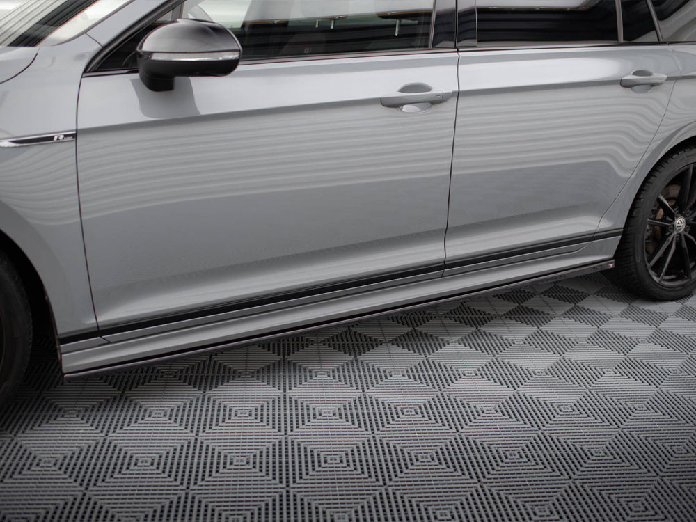 Maxton Side Skirts Diffusers Volkswagen Passat R-Line B8 Facelift Maxton Side Skirts Diffusers Volkswagen Passat R-Line B8 Facelift