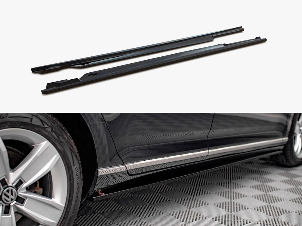 Maxton Side Skirts Diffusers VW Passat B8 Facelift Maxton Side Skirts Diffusers VW Passat B8 Facelift