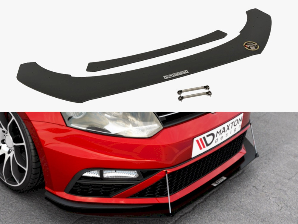 Maxton Front Racing Splitter Volkswagen Polo GTI Mk5 Facelift
