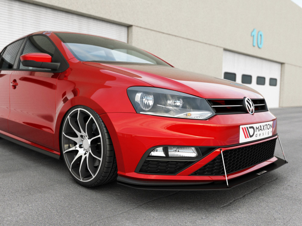 Maxton Front Racing Splitter Volkswagen Polo GTI Mk5 Facelift