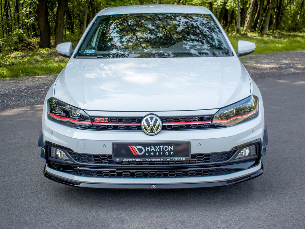 Maxton Front Splitter V.3 Volkswagen Polo GTI / R-Line Mk6 Maxton Front Splitter V.3 Volkswagen Polo GTI / R-Line Mk6